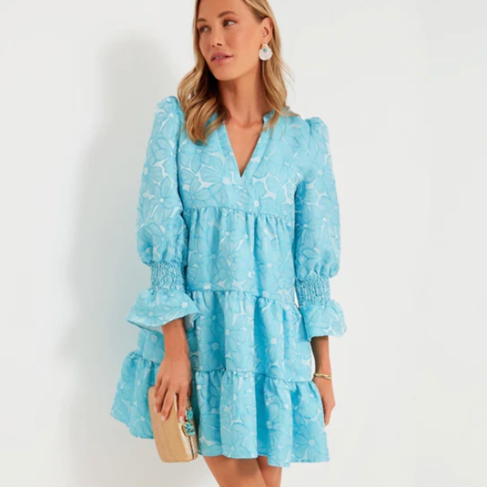 Tuckernuck Blue Floral Dress
